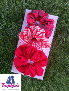 Red  Scrunchie (Sold separately)
