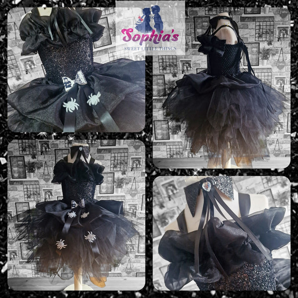 "Wednesday" Halloween Tutu
