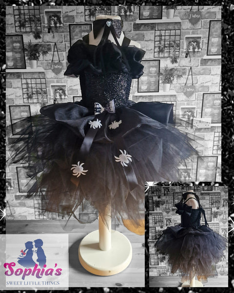 "Wednesday" Halloween Tutu