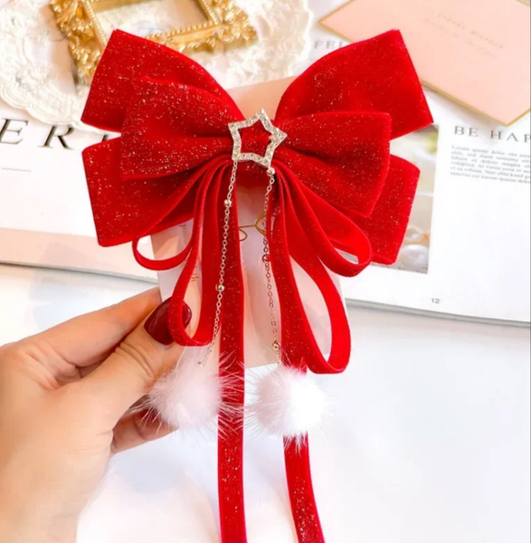 Red Velvet "Wow" Bow