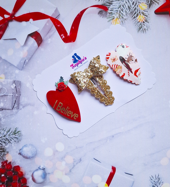 Christmas Snap Clips