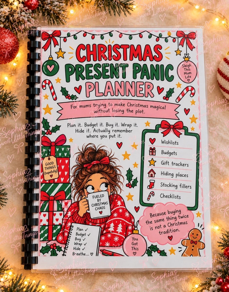 Christmas present panic planner