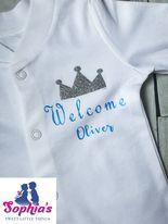 "Ready Made" Welcome To the world Sleepsuit
