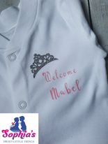 "Ready Made" Welcome Mable Sleepsuit