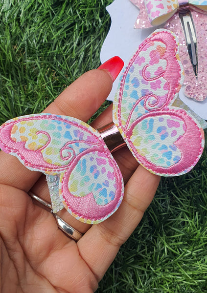3D Embroidered Butterfly Set