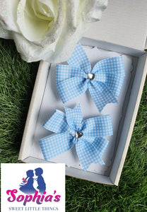 Baby Blue Pinwheel Set