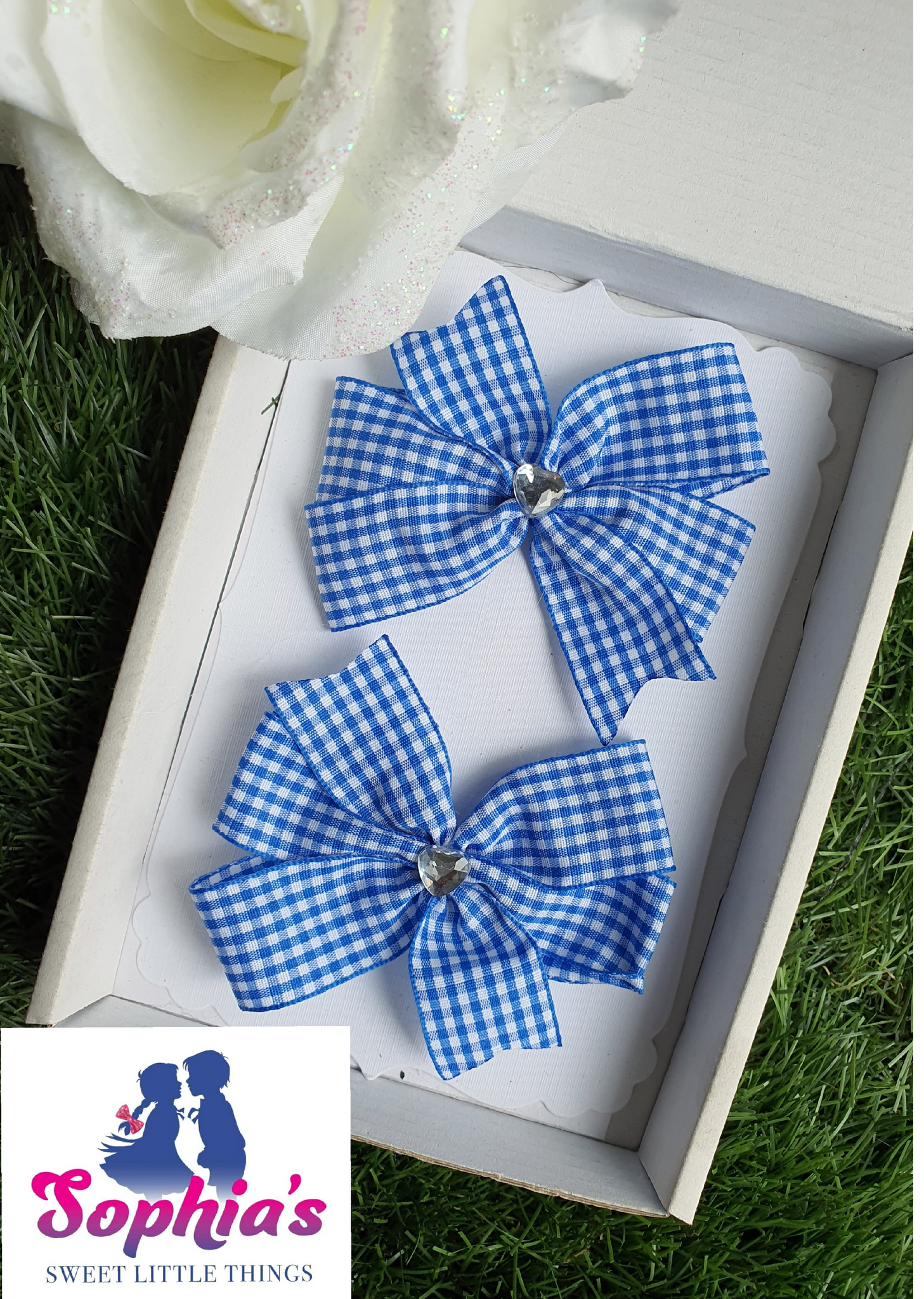 Royal Blue Pinwheel Set