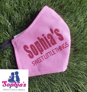 Sophia's Sweet Little Things Reusable Face Mask