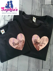 "Ready Made" "BESTIES" Personalised T-Shirt