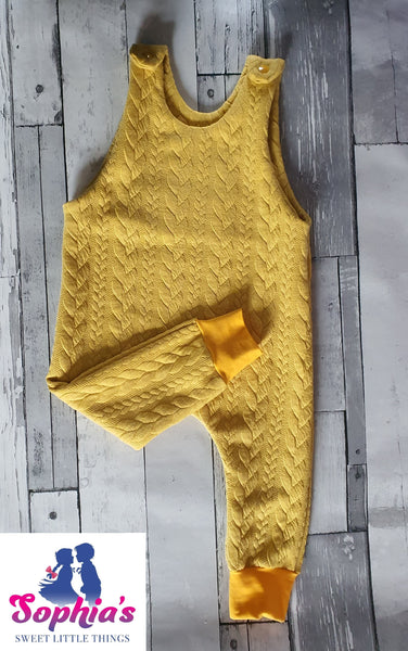 "Ready  Made" Unisex Knitted Jersey Romper