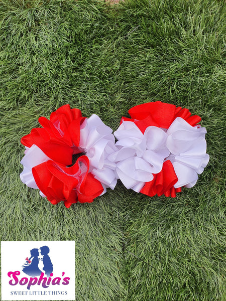 Red And White Tutu Trim For Socks