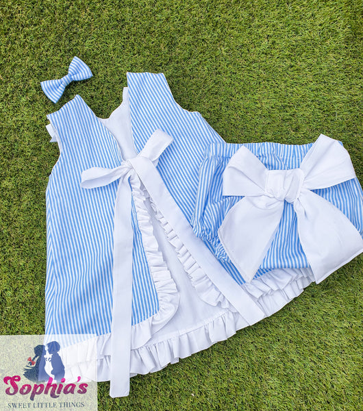 Our Exclusive "Lucy" Tie Back Ruffle Set