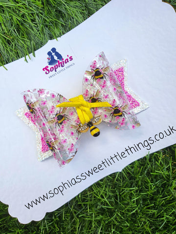 Bumble Bee Dolly Bow