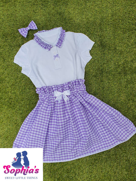 Gingham 3- Piece Set