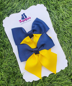 Tux Ribbon Bows (Perfect for School/ Everyday)