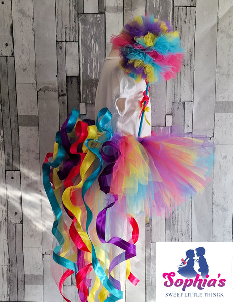 Unicorn Rainbow Birthday/Cake Smash Outfit