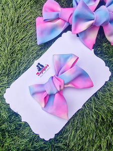 Rainbow Ombre Pastel Tie Knot bow
