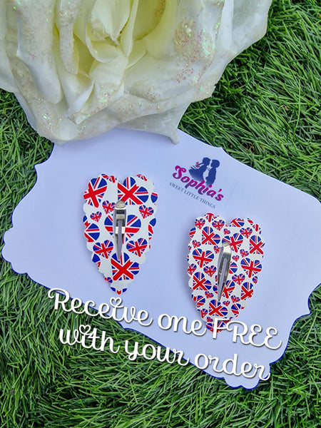 Red/Gold 3D Butterfly Bow (Receive FREE Coronation Bow)