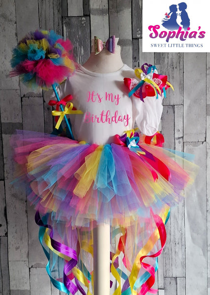 Unicorn Rainbow Birthday/Cake Smash Outfit