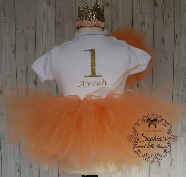Peachy  Birthday/ Cake Smash Set