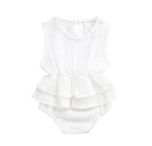 Frilly Rompers (White)