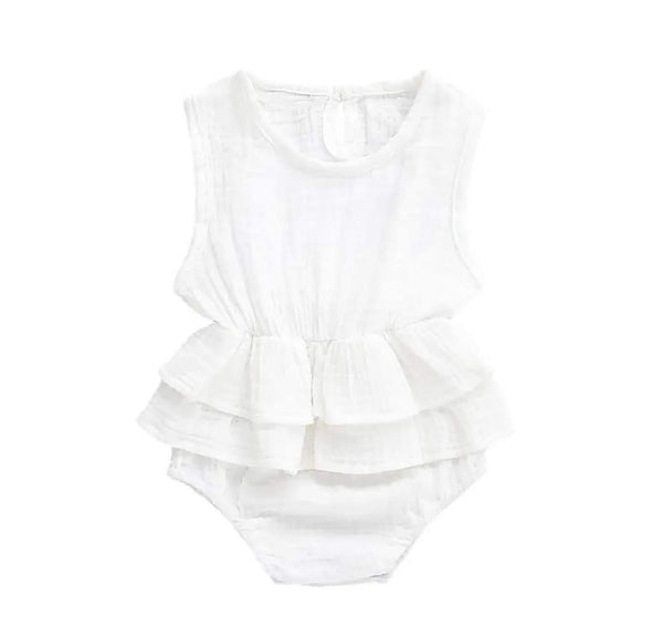 Frilly Rompers (White)