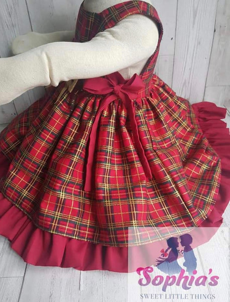 Isobel Tartan Tiered Dress