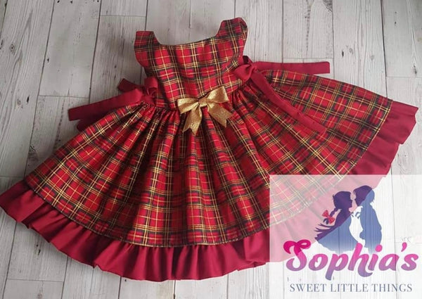 Isobel Tartan Tiered Dress