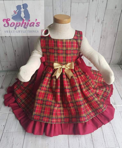 Isobel Tartan Tiered Dress