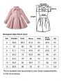 Winter Girls  Collar Button Coat