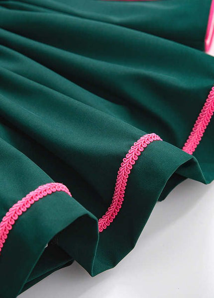 Girls Milatary Style Dress/ Headband