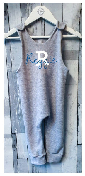 "Ready Made" Unisex Grey Romper